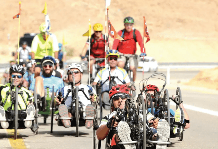 Disabled veterans cycling