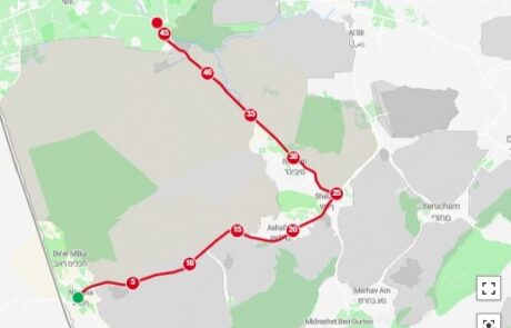 2025 Touring Route Day 5 map